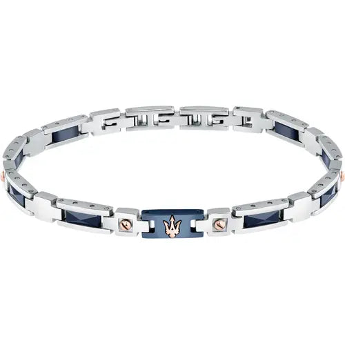 Bracciale Uomo Ceramic Acciaio e Blu JM523ATZ33