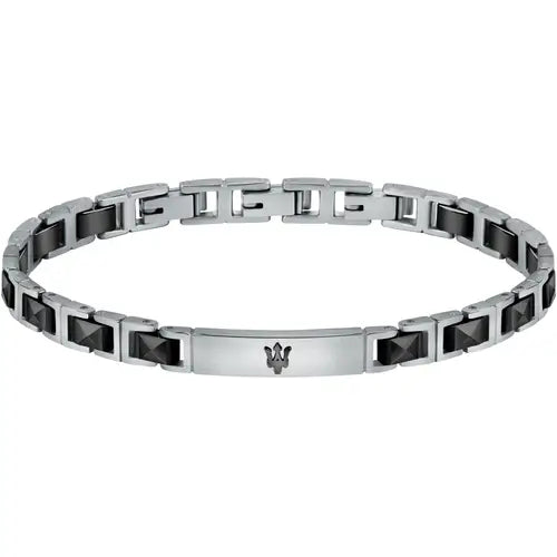 Bracciale Uomo Jewels Acciaio e Nero JM420ATI06