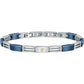 Bracciale Uomo Jewels Acciaio e Blu JM421ATZ08