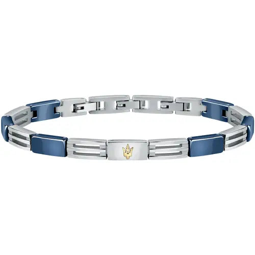 Bracciale Uomo Jewels Acciaio e Blu JM421ATZ08