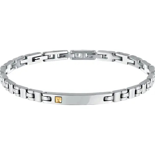 Bracciale Uomo Gold in Acciaio SATM29