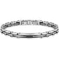 Bracciale Uomo Motown Acciaio e Nero SALS19