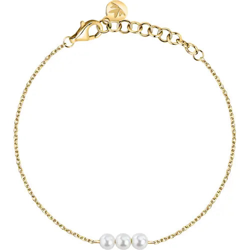 Bracciale Dorato con Perle SAWM05