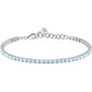 Bracciale Tesori Tennis con Zirconi Blu SAIW182