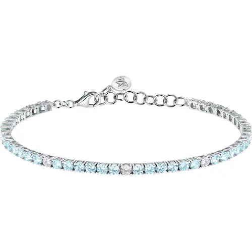 Bracciale Tesori Tennis con Zirconi Blu SAIW182