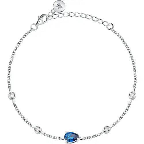 Bracciale Tesori con Pietra Blu a Goccia SAIW201