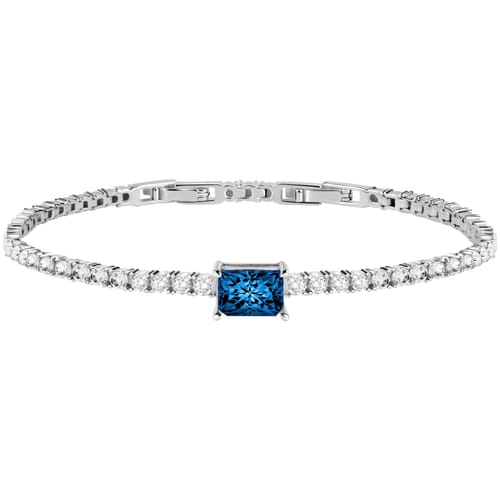 Bracciale Tesori Tennis con Zirconi Bianchi e Blu SAIW93