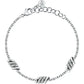 Bracciale Torchon Acciaio con Cristalli SAWZ06