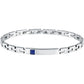 Bracciale Uomo Urban Acciaio e Blu SABH42