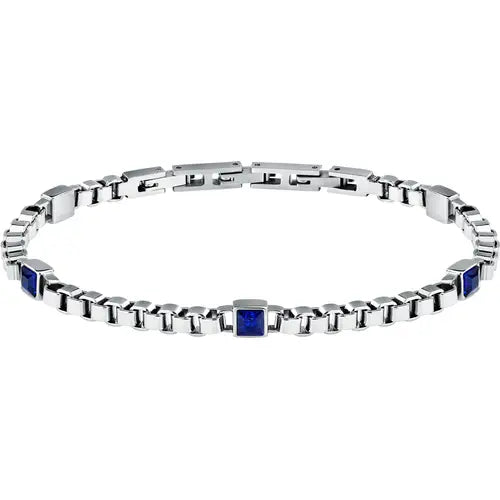 Bracciale Uomo Urban Acciaio e Blu SABH43