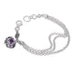 Bracciale Multifilo con Charm Viola 38518vi