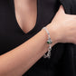 Bracciale Multifilo con Charm Azzurro 38518az