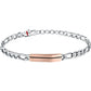 Bracciale Uomo Basic Acciaio e Rosato SZS103