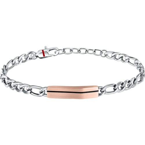 Bracciale Uomo Basic Acciaio e Rosato SZS103