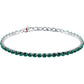 Bracciale Uomo Tennis con Zirconi Verdi SANN52