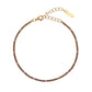 Bracciale Tennis Mania Dorato con Zirconi Marroni e Bianchi BT1GMAB17