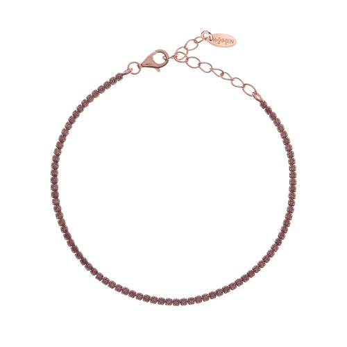 Bracciale Tennis Mania Rosè con Zirconi Champagne BT1RCH17