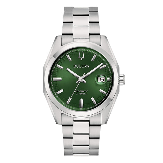 Orologio Uomo Surveyor Automatic Acciaio e Verde 96B429