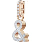 Charm & Rosato con Pavé di Clear Crystal 5441403