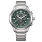 Orologio Uomo Crono SuperTitanio 2530 Acciaio e Verde AT2530-85X
