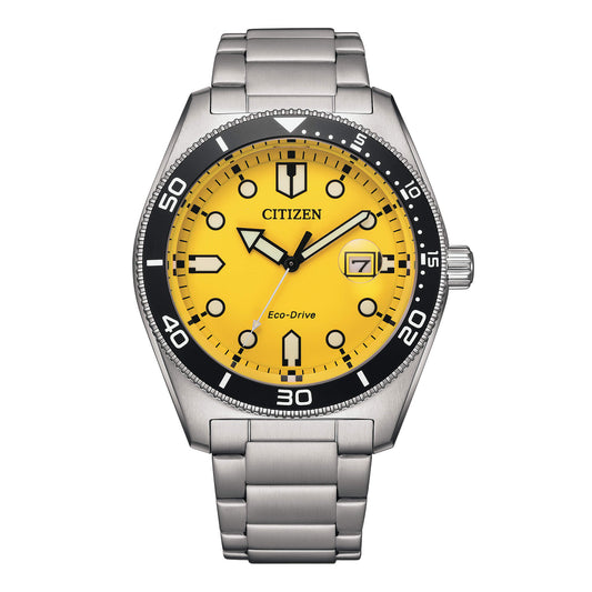 Orologio Uomo Of Marine Acciaio e Giallo AW1760-81Z