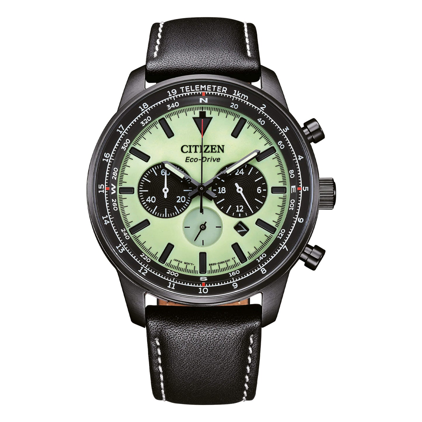 Orologio Uomo Of Aviator Crono Nero e Verde CA4505-21X