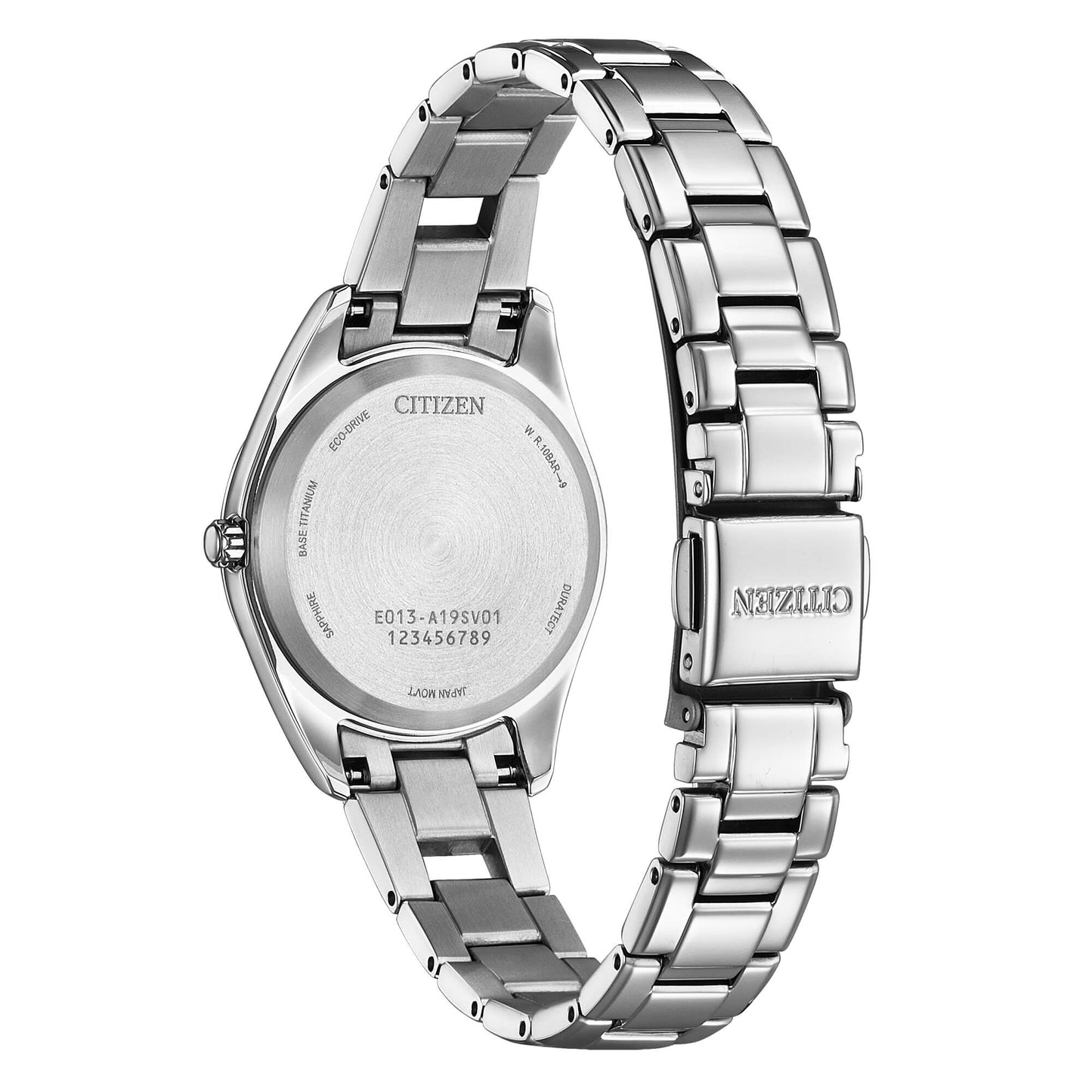 Orologio Donna Super Titanio Acciaio e Bianco EW2601-81A