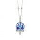 Collana Campanella con Stelle Azzurre e Zirconi CL/GR03