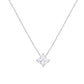 Collana Diamonds con Punto Luce Quadrato Medio CLSOQ50BB