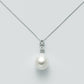 Collier con Diamanti e Perla 10.5mm PCL4929