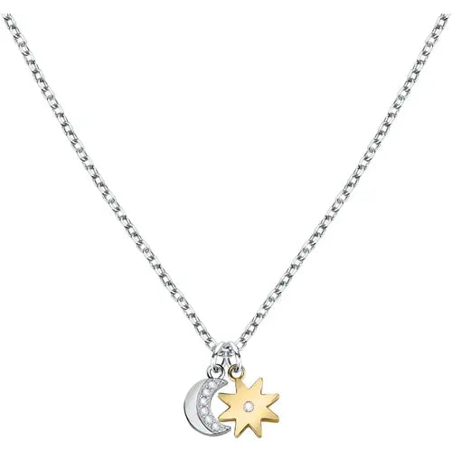 Collana Maia con Stella Dorata e Luna SAUY03