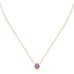 Collana Tesori Eterni Dorata con Ametista SAXN02