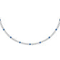 Collana Tesori Tennis con Cristalli Bianchi e Blu SAIW136