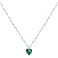 Collana Tesori con Cuore Verde SAIW160