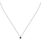 Collana Tesori con Pietra Rossa SAIW174