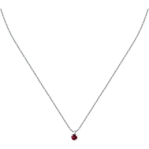 Collana Tesori con Pietra Rossa SAIW174