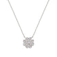 Collana Quadrifoglio in Argento con Zirconi CLQCBBZ