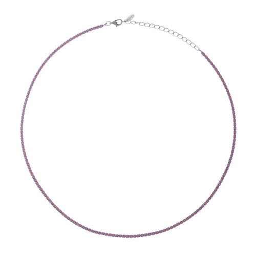 Collana Tennis Mania con Zirconi Rosa CLT2BRO