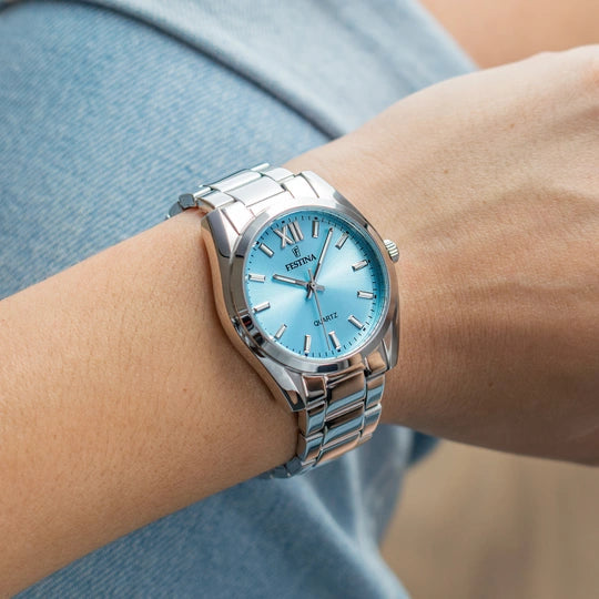 Orologio Donna Allegria Acciaio e Azzurro F20622/3