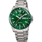 Orologio Uomo Acciaio e Verde F20698/3