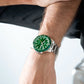 Orologio Uomo Acciaio e Verde F20698/3