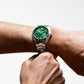 Orologio Uomo Classico Acciaio e Verde F20707/8