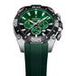 Orologio Uomo Chrono Bike Acciaio, Nero e Verde F20544/3