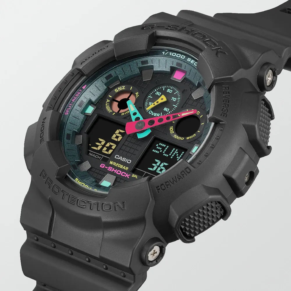 Orologio Uomo G-Shock Digitale Nero GA-100MF-1AER