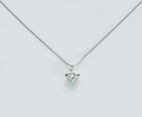 Collier Punto Luce con Diamante C.t 0.28 CLD5065-028G7