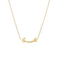 Collar Les Petits Bimbo y corazón en oro amarillo y diamantes LBB730