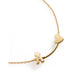 Collar Les Petits Bimbo y corazón en oro amarillo y diamantes LBB730