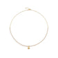 Collar con Bimba en Oro amarillo, Perlas de 3mm y Diamante LBB821