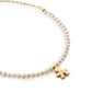 Pulsera con Bimbo en Oro Amarillo, Perlas de 3mm y Diamante LBB822