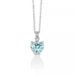 Collier con Acquamarina e Diamanti CLD4728